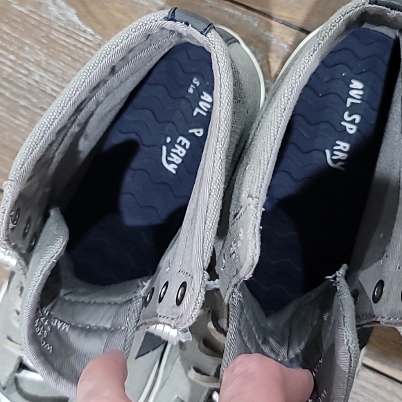 Sperry Rave Verge Hi-Top Sneaker Grey Size 9.5 - Picture 14 of 16